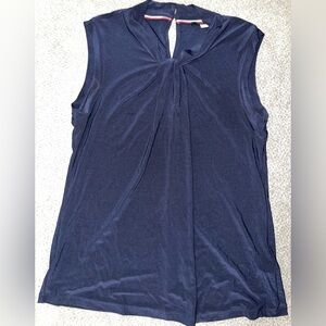 Tommy Hilfiger Sleeveless Navy Blue Top